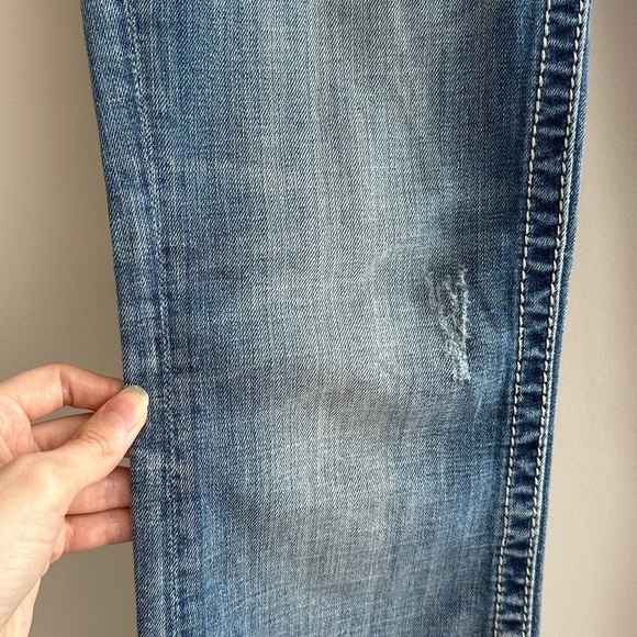 Miss Me Women's Embellished Rhinestone Blue Bootcut Jeans, Size 27 - Picture 6 of 16